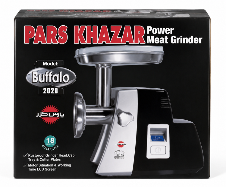 چرخ گوشت پارس خزر مدل Buffalo-2020